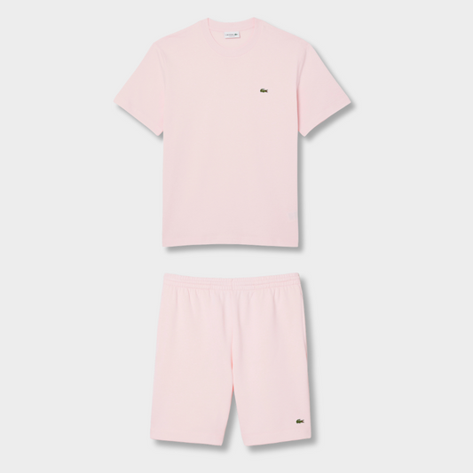 Ensemble short/t-shirt Lac*ste Rose