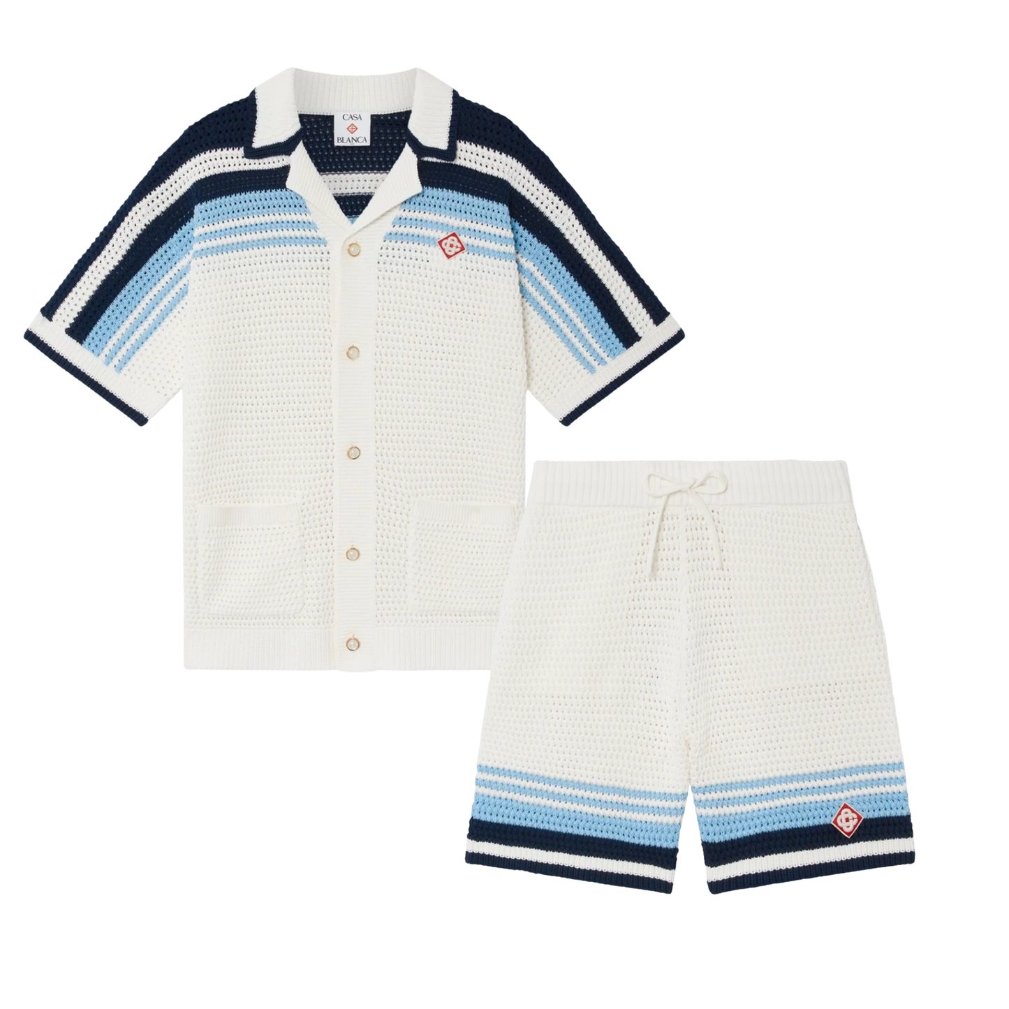 Casablanca - Tennis Cotton Crochet tracksuit