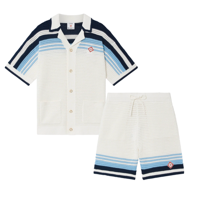 Casablanca - Tennis Cotton Crochet tracksuit