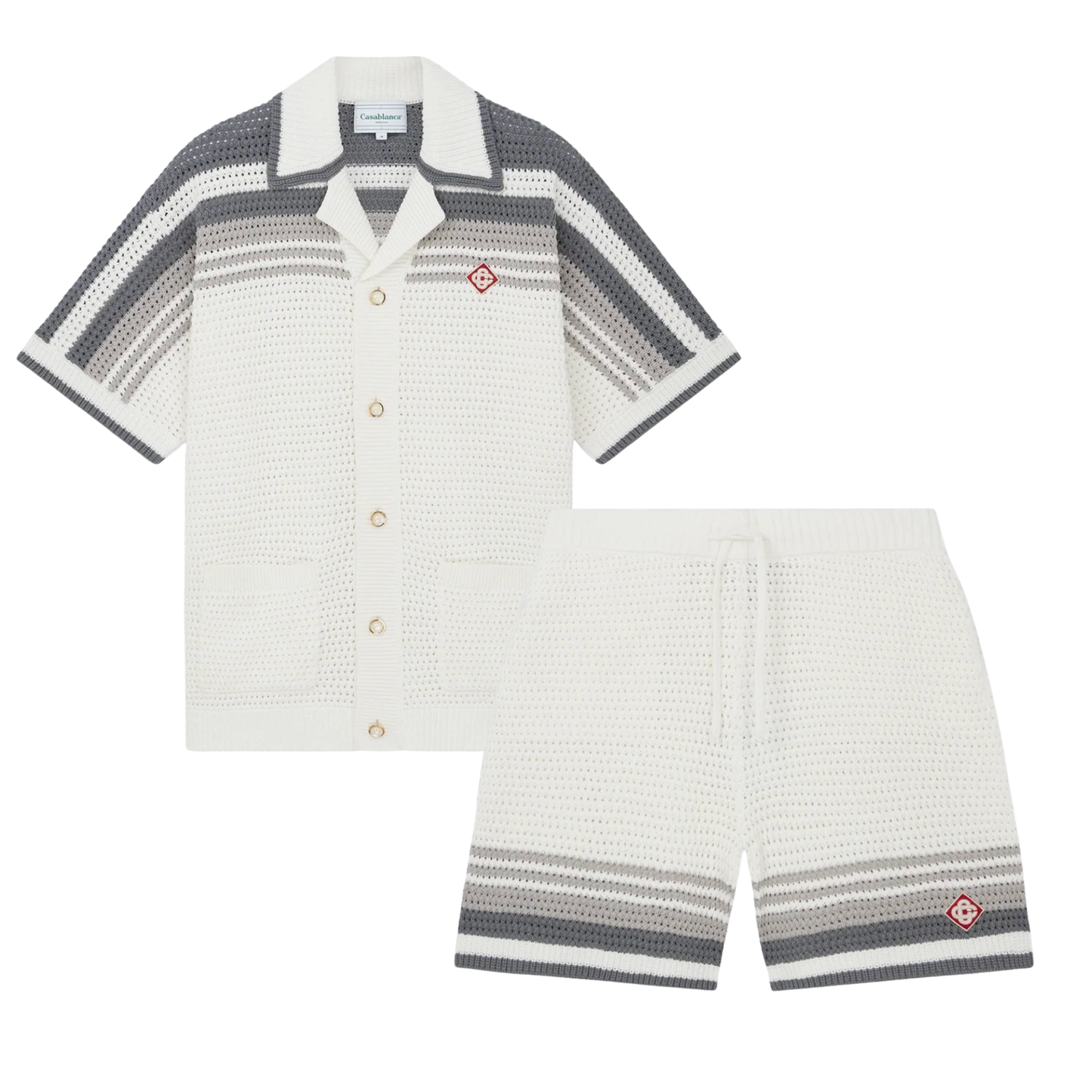 Casablanca - Tennis Cotton Crochet tracksuit