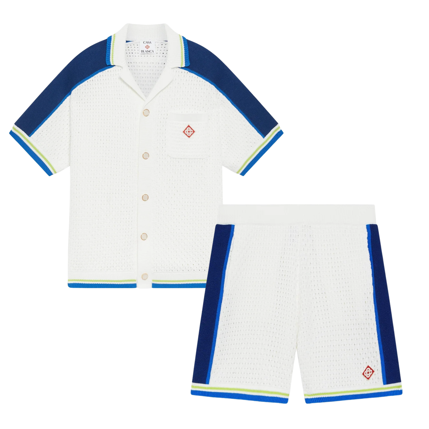 Casablanca - Tennis Cotton Crochet tracksuit