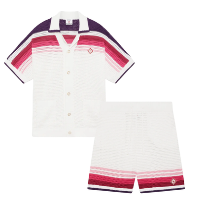 Casablanca - Tennis Cotton Crochet tracksuit