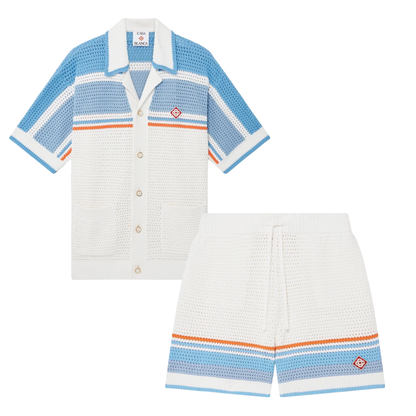Casablanca - Tennis Cotton Crochet tracksuit