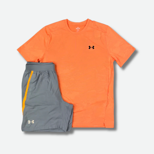 Ensemble short/t-shirt Under A. orange