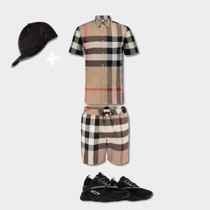 Outfit Chemise Burb°rry + Casquette Offerte