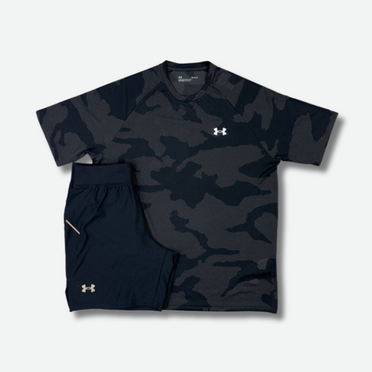 Ensemble short/t-shirt Under A. Noir