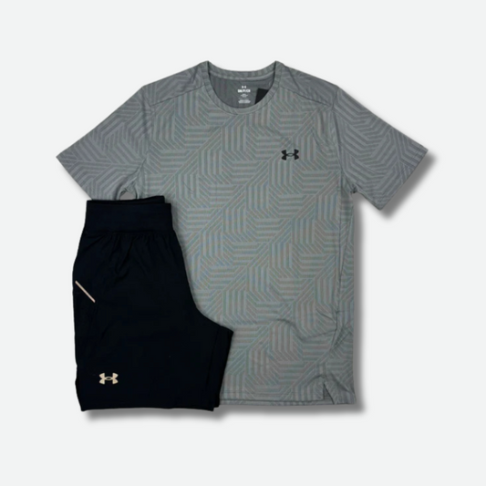Ensemble short/t-shirt Under A. gris