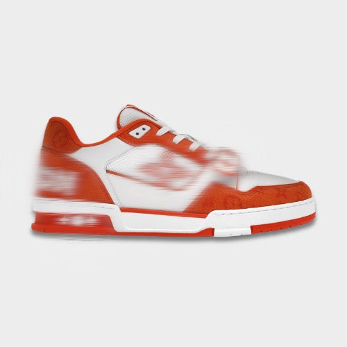 LV Trainer Monogram Denim Orange