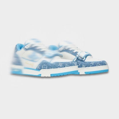 LV Trainer Monogram Denim Bleue