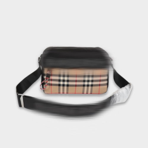 Sacoche Burbe* en Nylon Beige