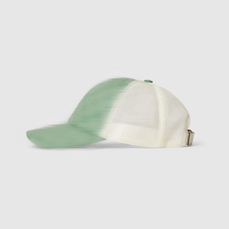 Casquette en toile GG Verte
