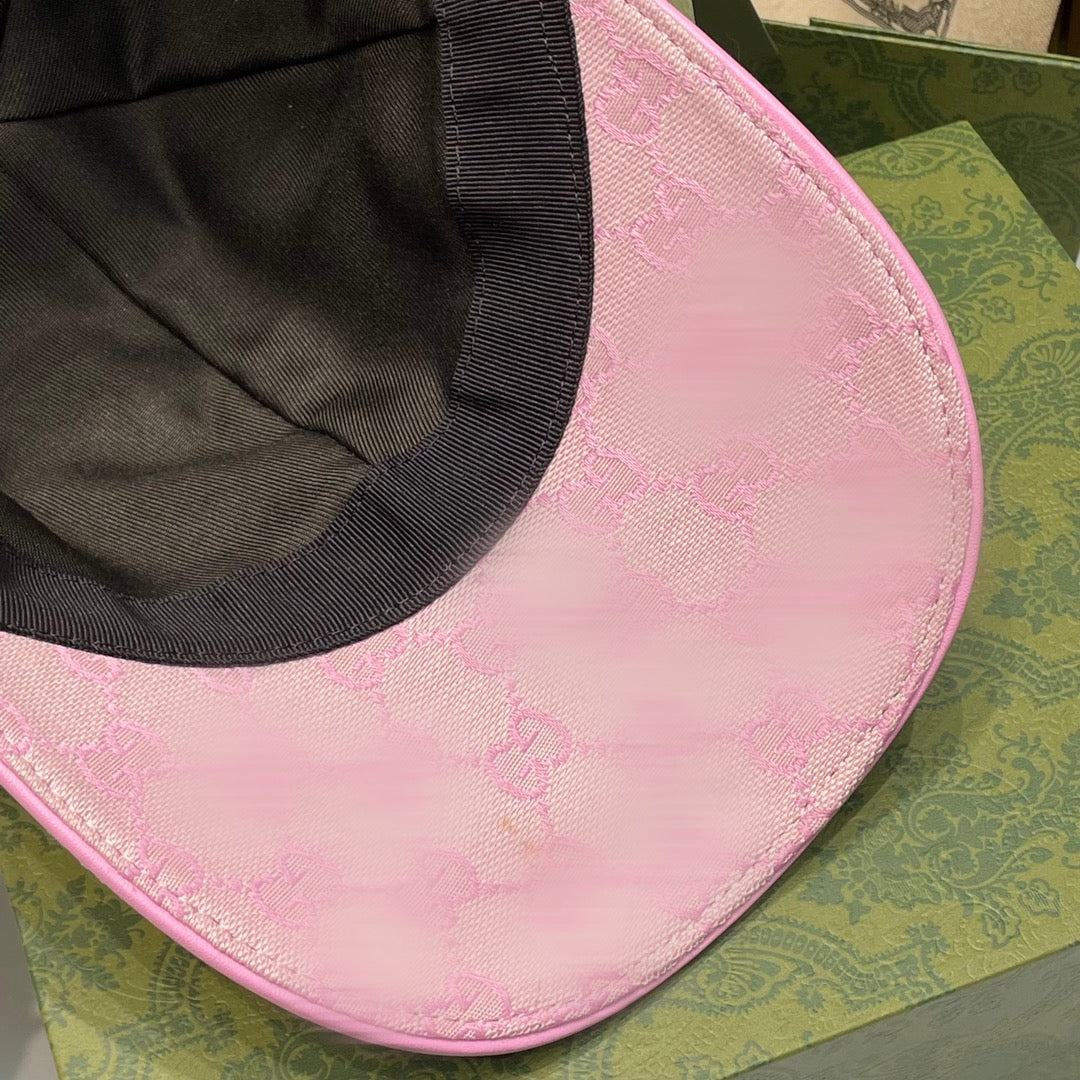 Casquette en toile GG Rose