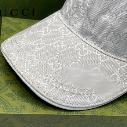Casquette en toile Blanche GG avec bande Web
