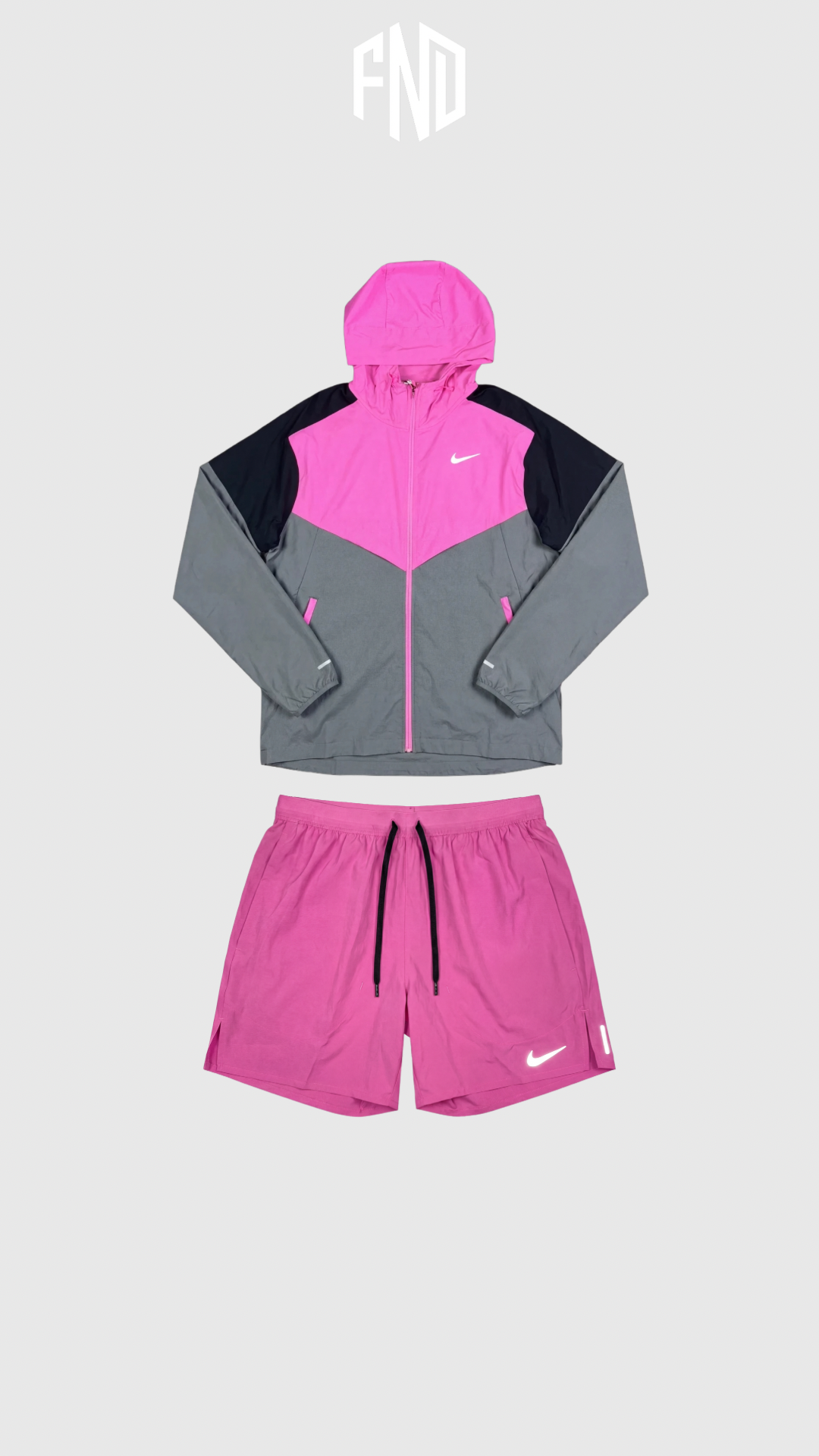 FND NM Vest Set - Ultra Pink