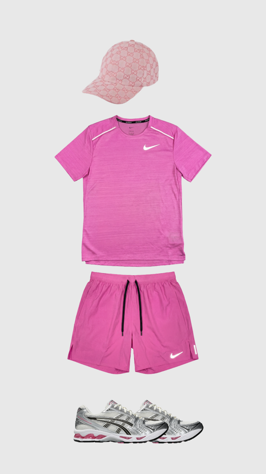 Velvet Outfit- Ultra Pink