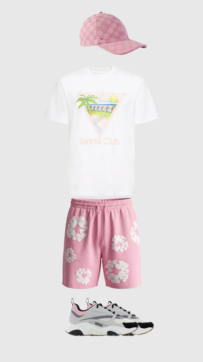 Velvet Outfit- Casa Pink
